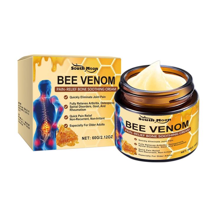 Bee Venom Soothing Cream for Muscles & Joints for Daily Use easy Body care