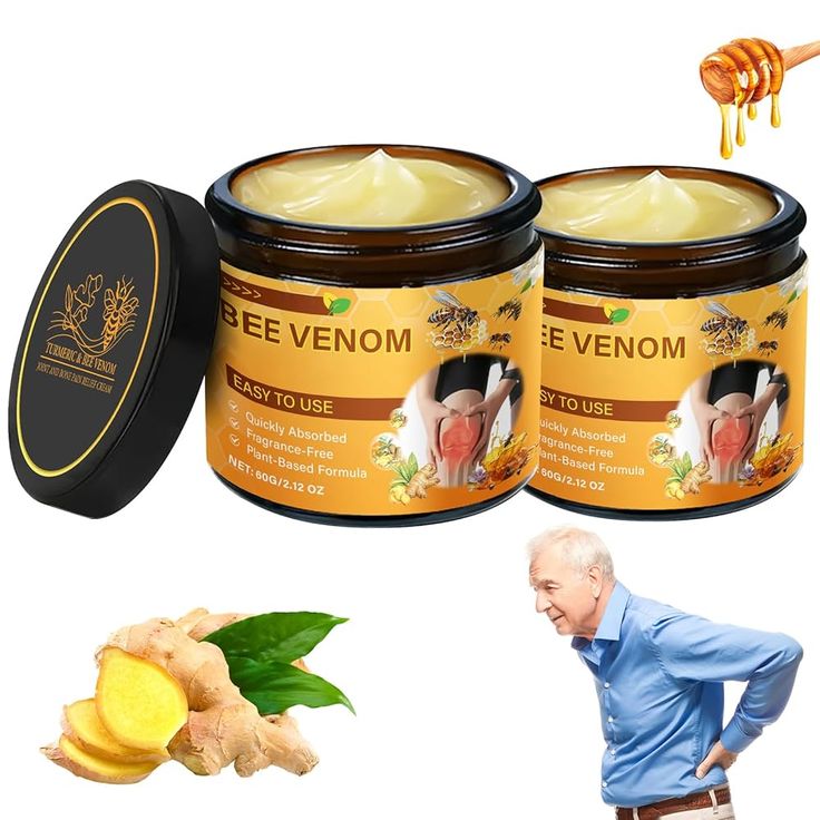 Bee Venom Soothing Cream for Muscles & Joints for Daily Use easy Body care