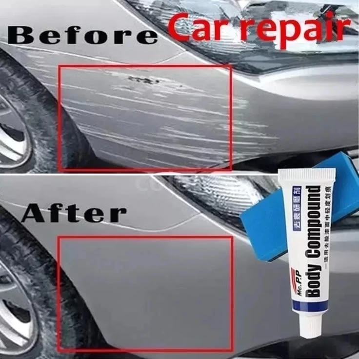 Car Scratch Remover Kit Easy Paint Scratch Repair for All Vehicles